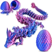 3d печать хрустальный дракон детские игрушки трансграничные взрывные суставы могут быть подвижными