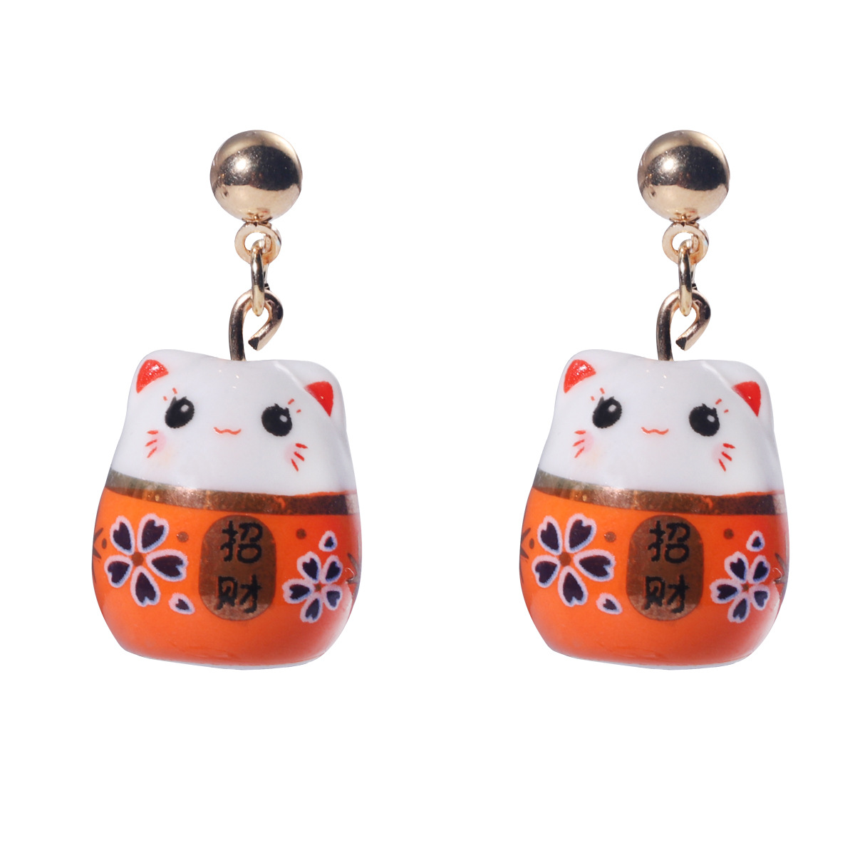 Travel Occasion ceramics Material 1 Pair Cute Cartoon Ceramics No Inlaid Drop Earrings