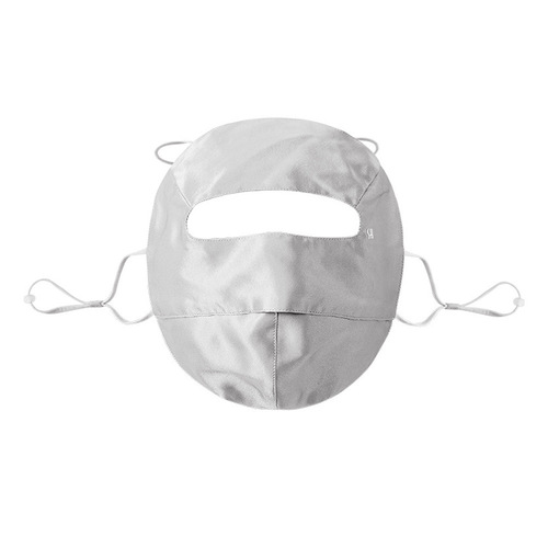 New silk mask for women summer outdoor sunshade mulberry silk full face sunscreen mask light and breathable XTJ120