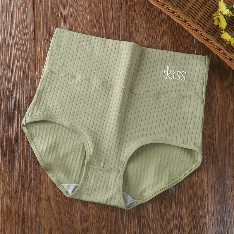 High-Waist Cotton Shaping Briefs, Plus Size L–2XL, Hip-Enhancing Comfort