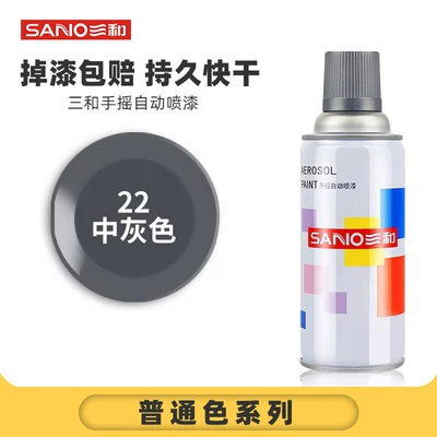 Color Change Black and White Red — Avtomobil boyası - full-box-of-sanhe-22medium-gray-12-bottlesbox-spray-paint