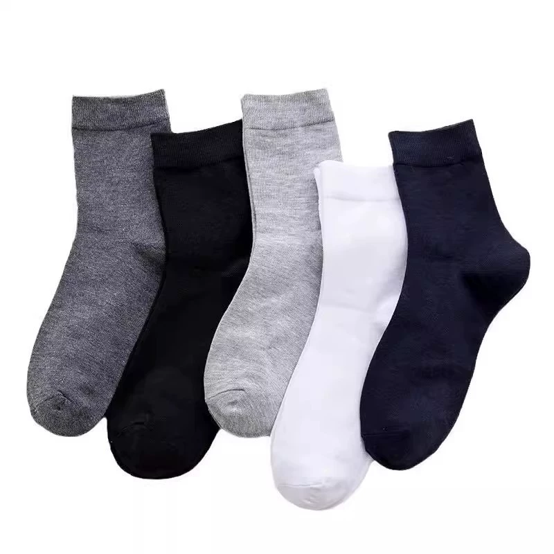 Thin knee socks for leisure, mid-length, city style