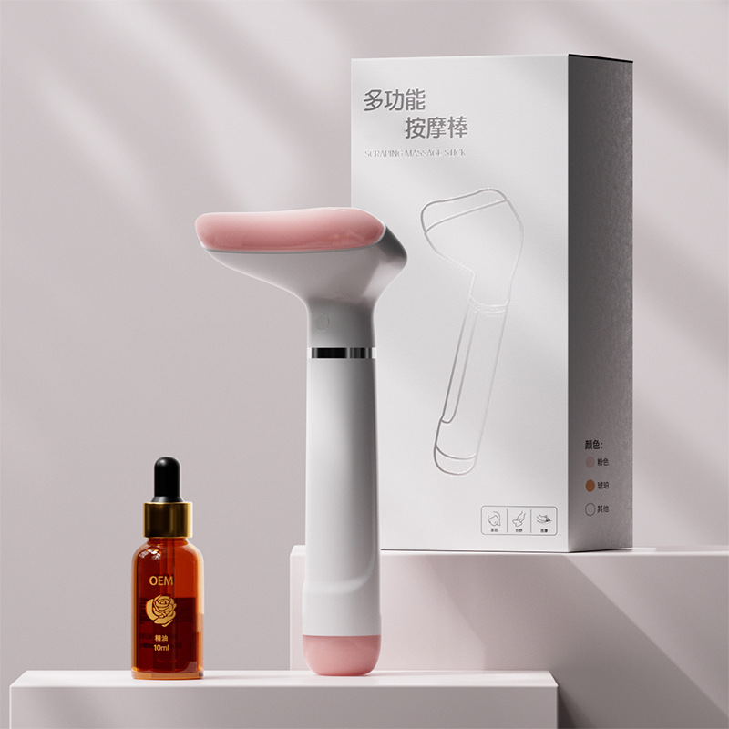 Tabla de masaje facial reafirmante y lifting, instrumento de belleza, masaje manual de meridianos, masaje corporal completo de espalda, piernas y cuello, palo de raspado y relajación muscular