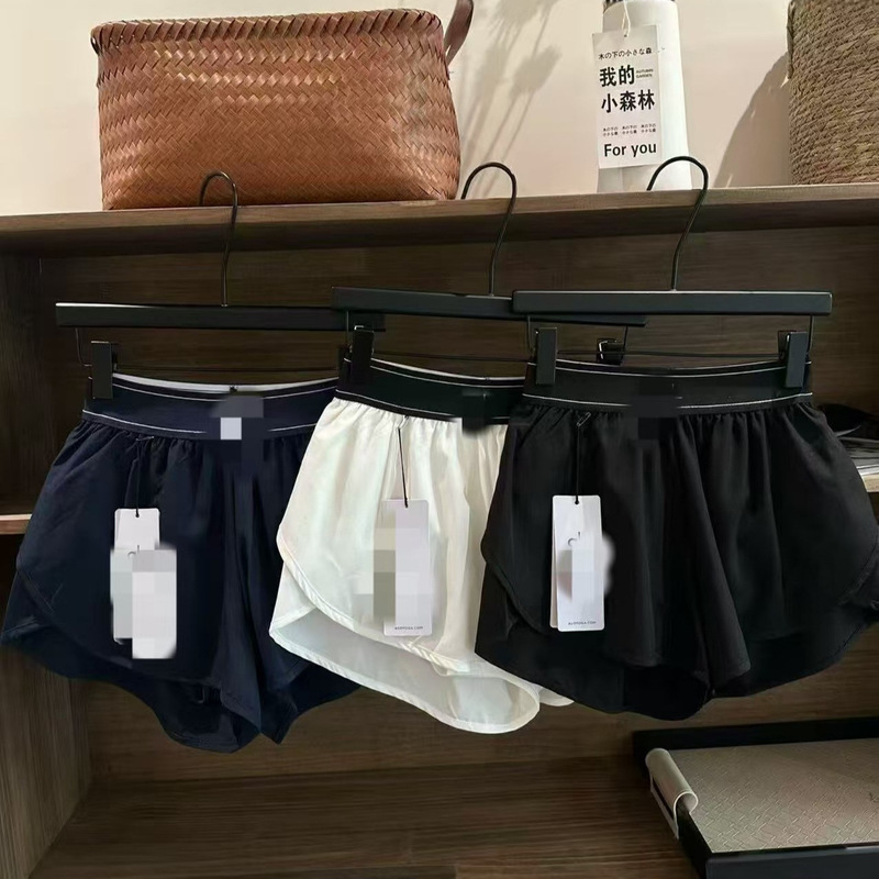 Quick-Dry Shorts for Summer, Women's Loose-Fitting Versatile Anti-Exposure Gym Shorts, Solid Color Shorts