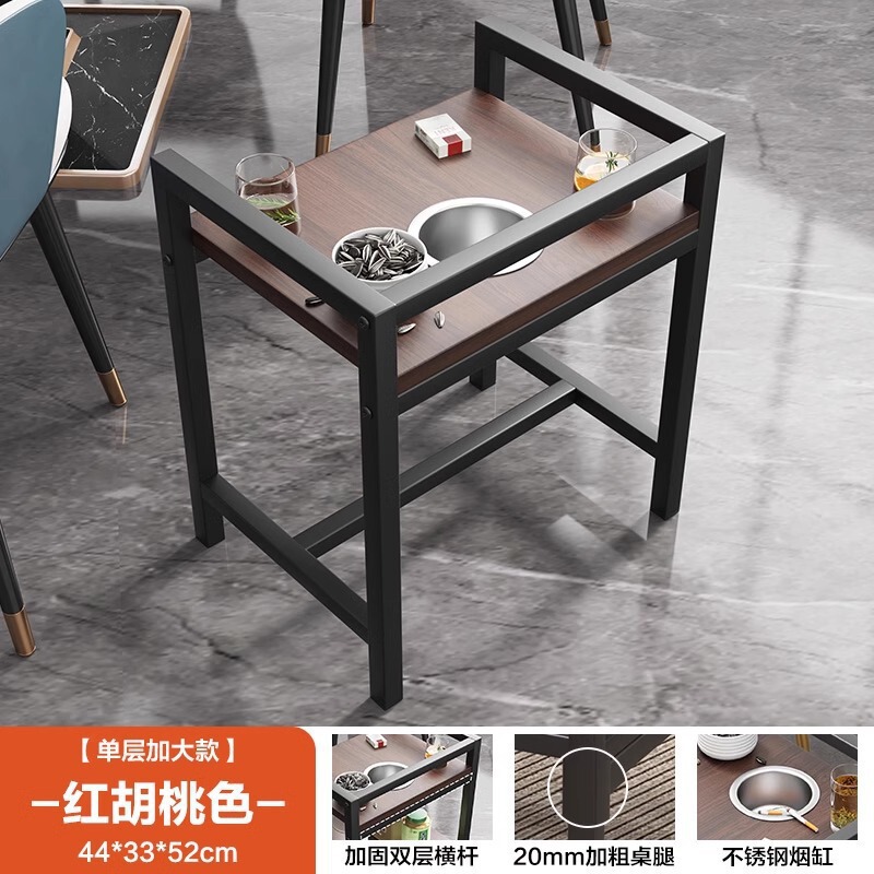 新款棋牌室专用茶几茶水架纲木实用茶几麻将桌旁小茶几厂家批发|undefined