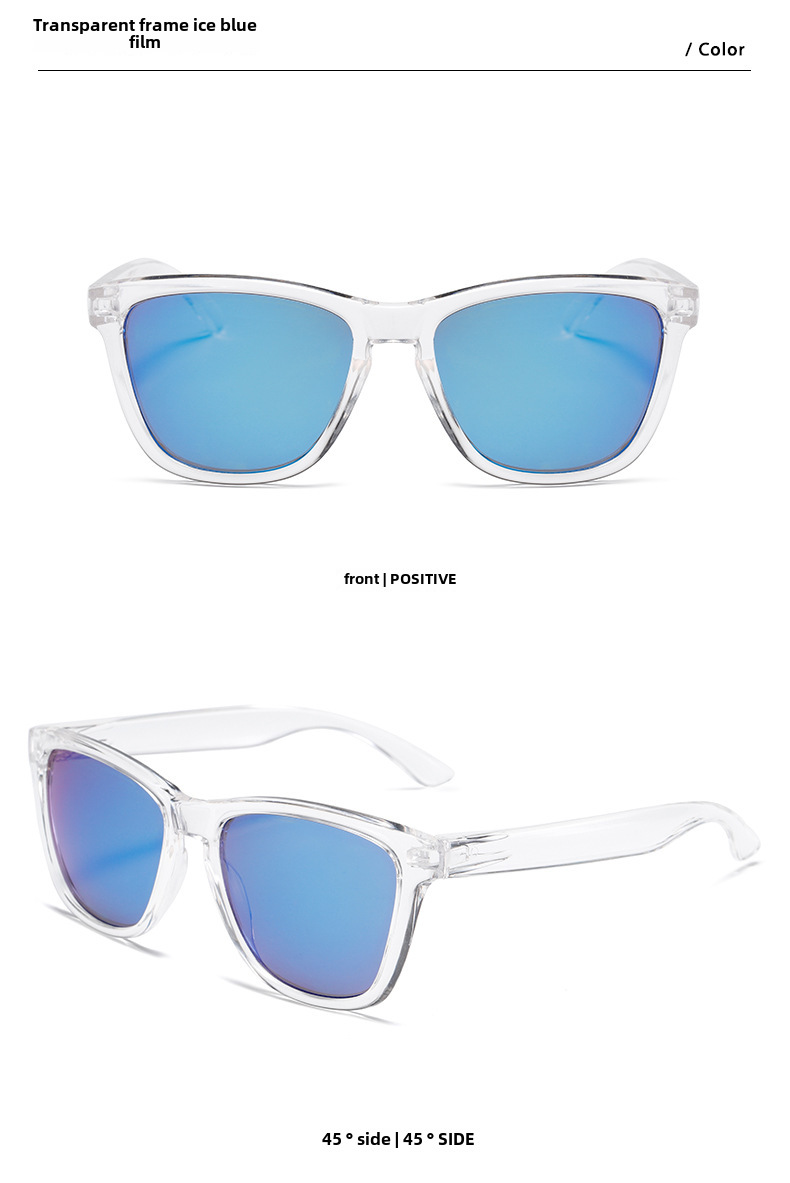 Lunettes de soleil classiques personnalisées à la mode de style coréen, lunettes de soleil concaves résistantes aux UV et au soleil, lunettes unies pour femmes_voghion.com