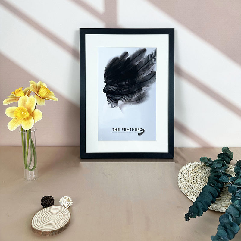 Solid Wood Photo Frame Wall Hanging 16-Inch 20 Poster Framed Picture Frame 8K Open 4K Kidsren's Puzzle Frame A3 Nailed A4 Display