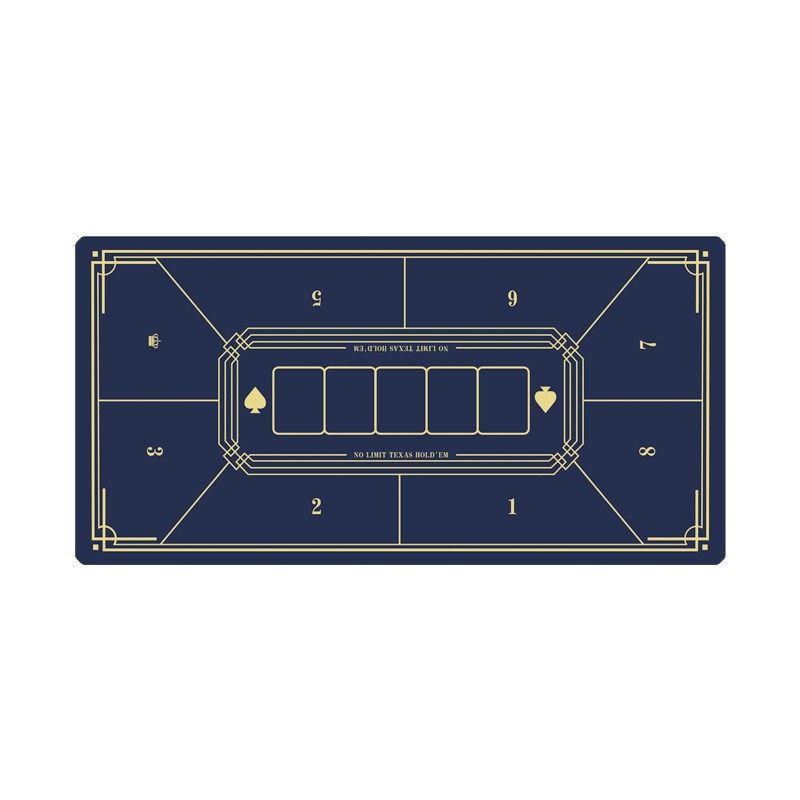 Tapete de póker Texas Hold'em, mantel para mesa de ajedrez y cartas, tapete de goma redondo y cuadrado, tapete especial para fichas de mahjong