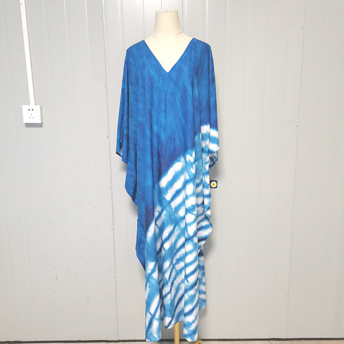 European and American Style Quick-Drying Printed Robe Holiday Bikini Sunscreen Shirt Swimsuit Cover-up 5D192