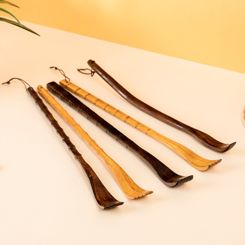 Wooden Back Scratcher Household Solid Wood Scratch Tool Elderly Itch Relief Scratcher Massage Tool Long Handle Self-Satisfying Itch Scratcher Wholesale