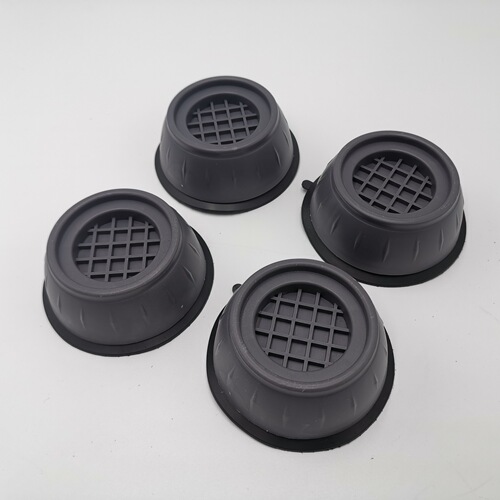 Anti-vibration and anti-slip feet mat for washing machine base, refrigerator and washing machine feet mat height increase shock absorption rubber feet mat, factory direct supply