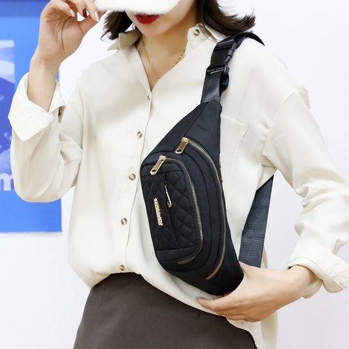 Single-shoulder crossbody bag for women and men, waist bag, casual and fashionable, makeup bag, mobile phone and coin purse, best-selling cross-border style