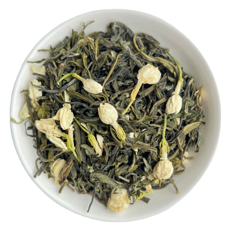 Гуанси Хэнсян Жасминовый чай Жасмин Зеленый Нефрит 2025 Весенний чай Новый чай Рассыпной чай Сильный аромат Жасминовый чай Оптовая продажа