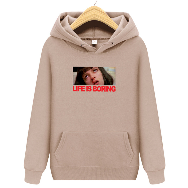 Hot WISHlife is boring nosebleed women Europe and the United States new round neck printed sweater for men and women a generation of hair Hot WISHlife is boring nosebleed women Europe and the United States new round neck printed sweater for men and women a generation of hair