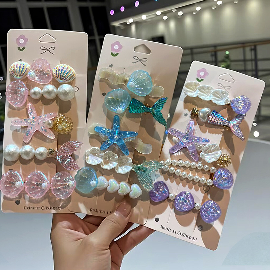 Horquilla con forma de estrella de mar, clip para el cabello con flequillo, nuevo y bonito clip para el cabello, accesorio para el cabello, clip lateral.