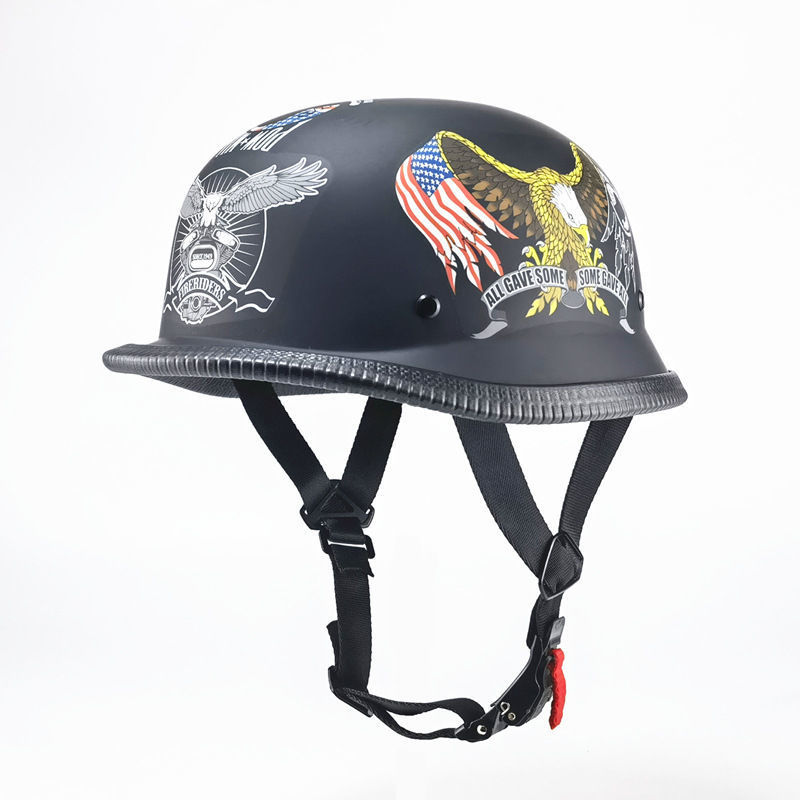 Matt Black American Eagle [Free Square Scarf]
