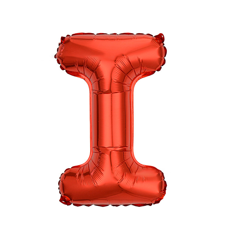16 pulgadas letras inglesas globo rosa oro oro plata película de aluminio fiesta de cumpleaños fábrica al por mayor letra fiesta