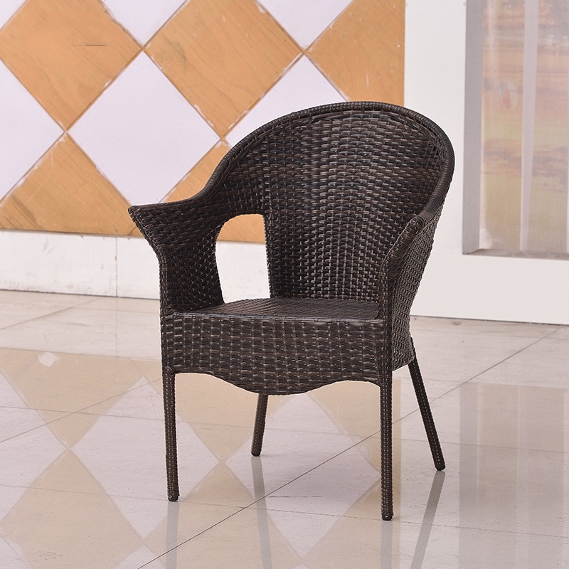 Sillas de caña al aire libre balcón terraza sillas de caña jardín al aire libre ocio comedor de té café mesas y sillas