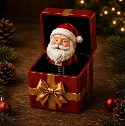 创新款精致造型Christmas Magic Pop-Up Gift Box圣诞弹出式礼盒产品实拍图