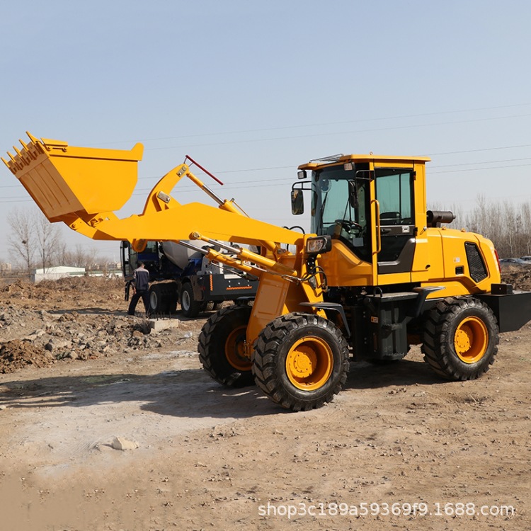 建筑工地上料装载机巷道窄体小铲车养殖场装卸矮脚虎装载机
