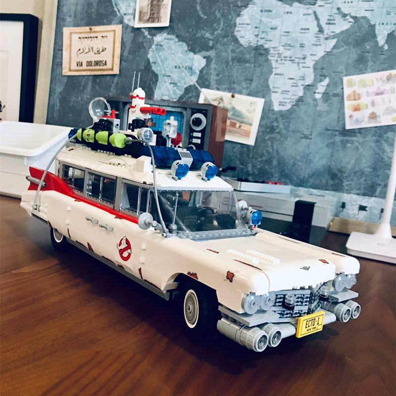 Compatible with Lego 10274 Mechanical Series Ghostbusters Ecto-1 Ghostbusters Creative Building Block Toys