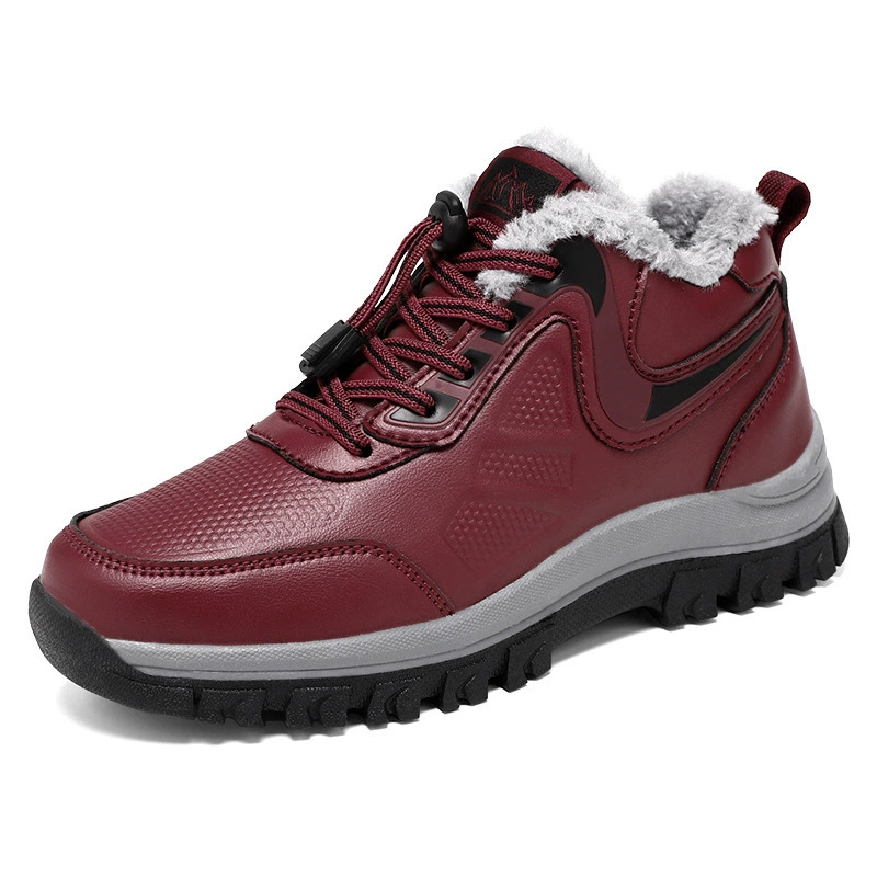 Теплая обувь для мамы, нескользящие прогулочные туфли, ботинки, для среднего возраста