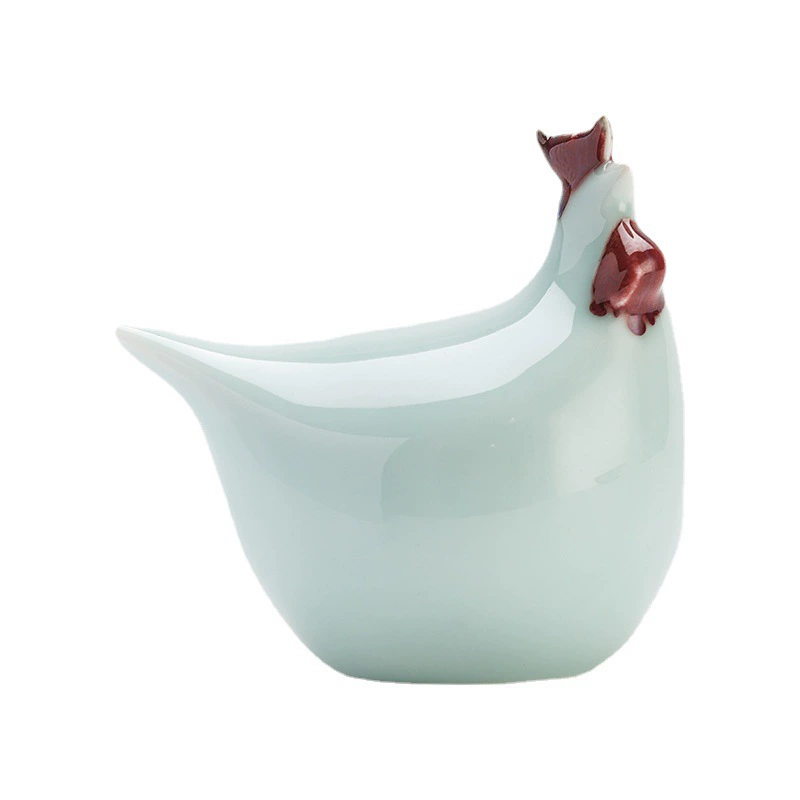 Оригинальный фарфор Kezhuang мать и курица Jingdezhen фарфоровые куриные украшения зодиак курица керамические украшения керамическая курица