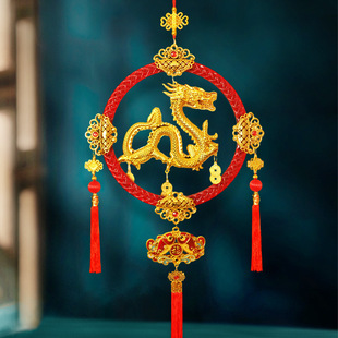 龙年龙挂件客厅室内玄关过年吉祥物装饰春节新年立体生肖挂饰批发-阿里巴巴