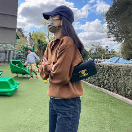 经典款针织衫女韩系氛围感春秋穿搭上衣巨好看的轻熟羊毛混纺毛衣