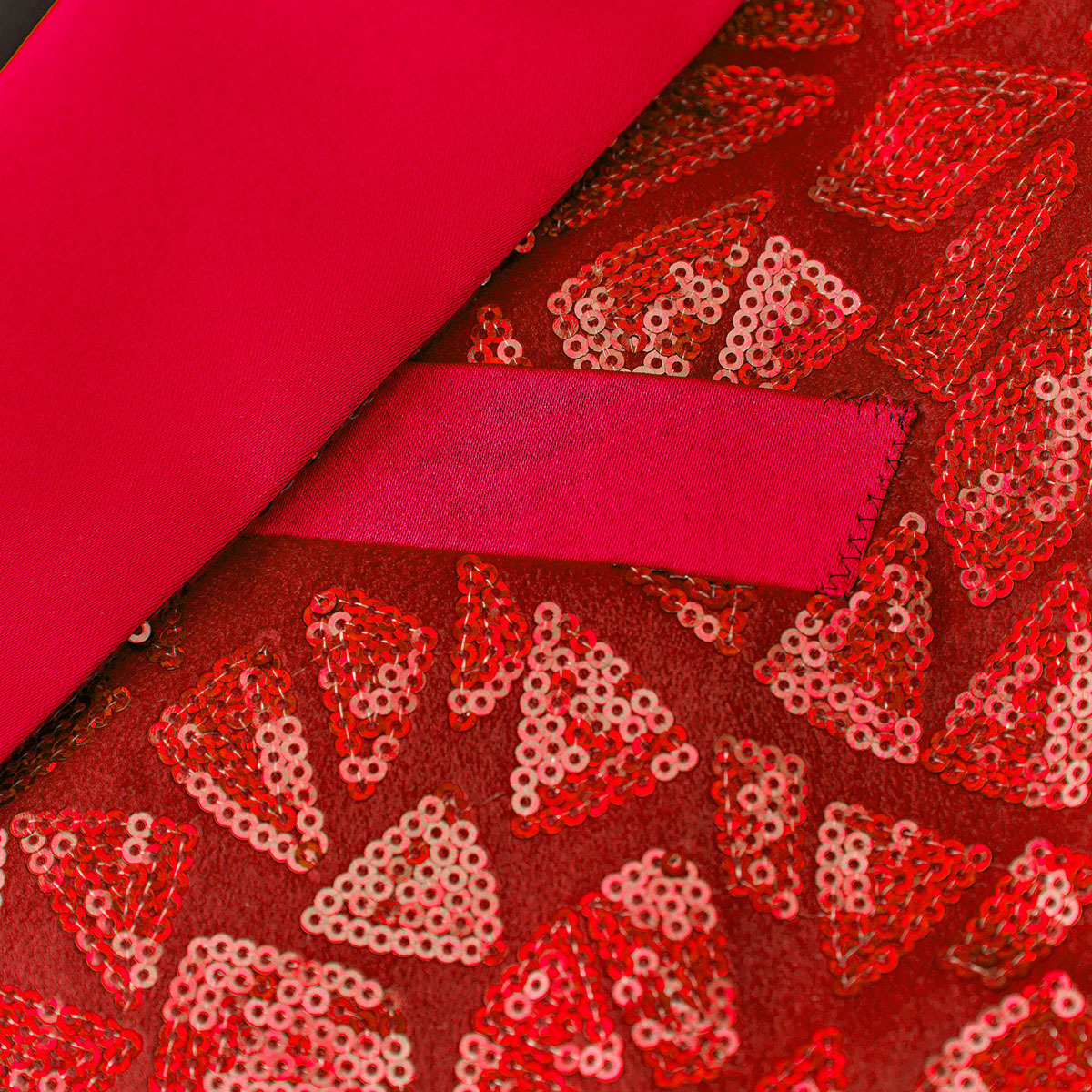 Sequined Triangle Men's Blazer For Evening Parties And Events_voghion.com