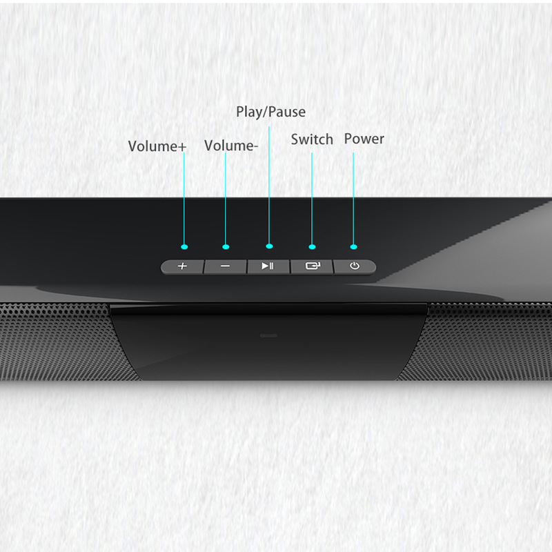 リビングルームホーム Bluetooth スピーカーロングテレビスピーカーサウンドバーコンピュータ大音量サブウーファーリビングルームホーム|undefined