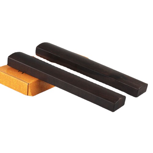 Biyoumi Black Zimu Town Ruler Plain Paperweight Ebony Wood 18 25 30 cm Thickened Weighted Book Pressure Ruler