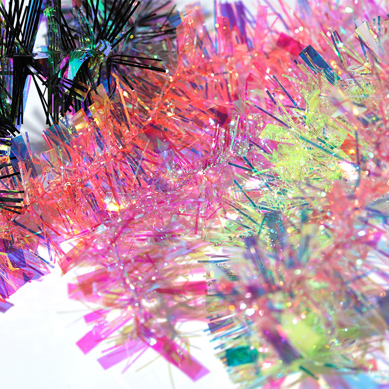 Nuevo arte de uñas Aurora celofán espejo mágico de color de cristal etiqueta engomada de uñas Aurora tira de vidrio de color mágico papel