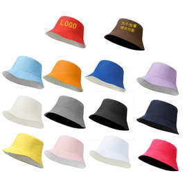 纯棉渔夫帽Diy刺绣印图团体活动学生旅游广告帽跨境希音亚马逊