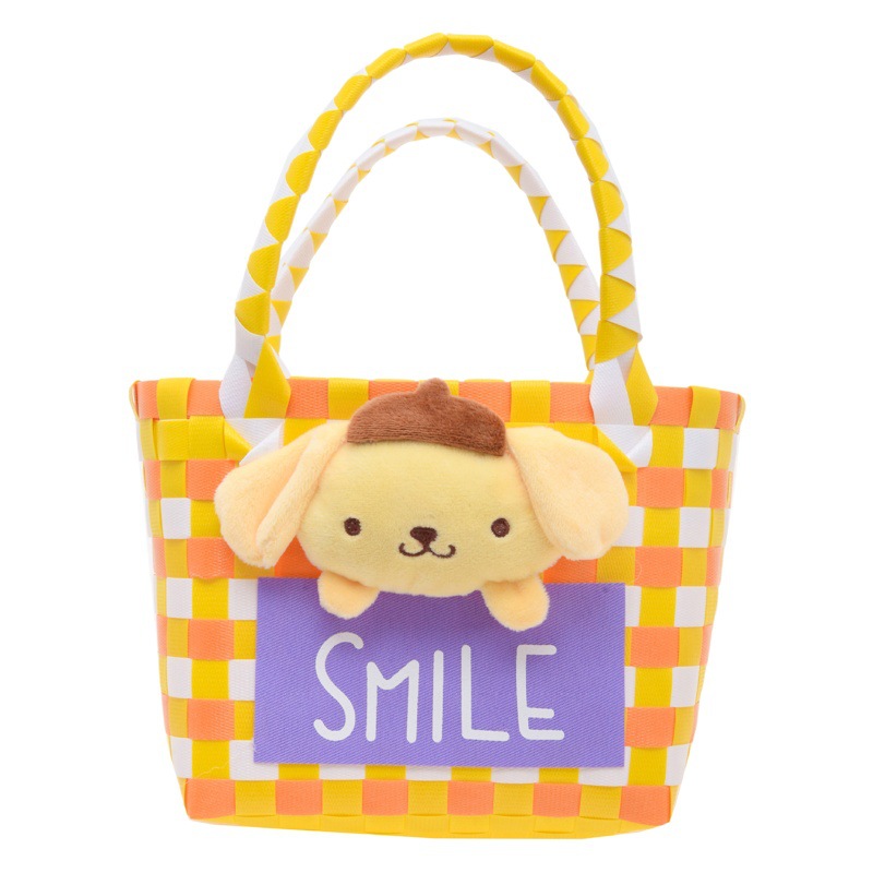 2023 Nueva Chica frito de la calle cesta de verduras bolso tejido PC bolso tejido de color portátil cesta de dibujos animados lindo bolsa de playa