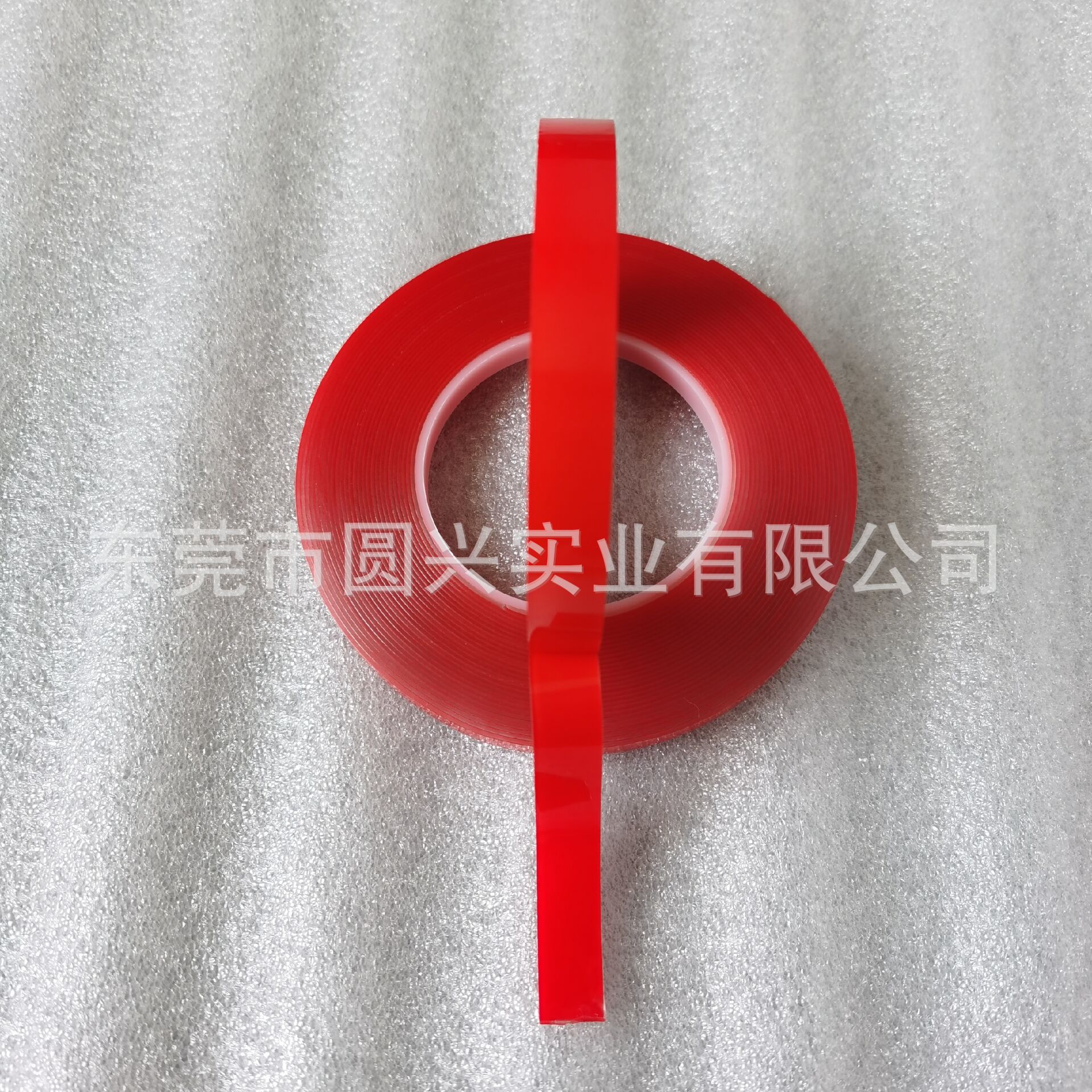 批发现货红膜白膜亚克力汽车透明双面胶防水无痕挂钩强力双面胶带