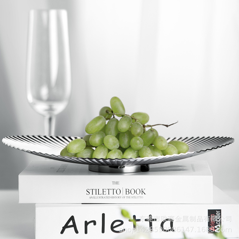 轻奢水果盘摆件北欧风网红ins时尚家居零食盆乔迁礼物精致ins风