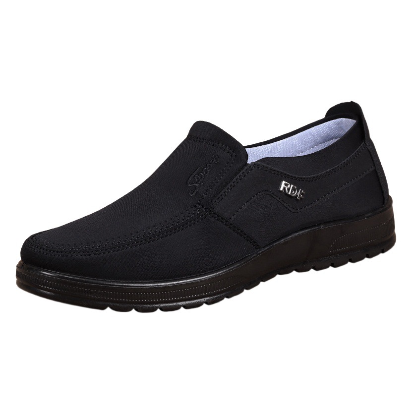 Extra Large Size 47 Men's Cloth Shoes with Polyurethane Soles, Durable and Suitable for Work, Driving, Walking, Leisure, and Health Care
