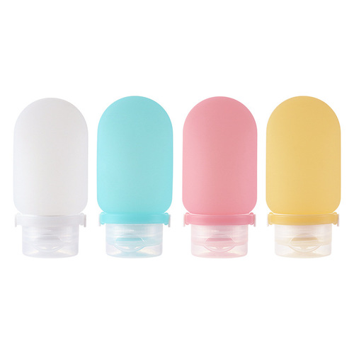 Cross-border travel travel-sized shampoo bath liquid lotion silicone travel bottle set custom