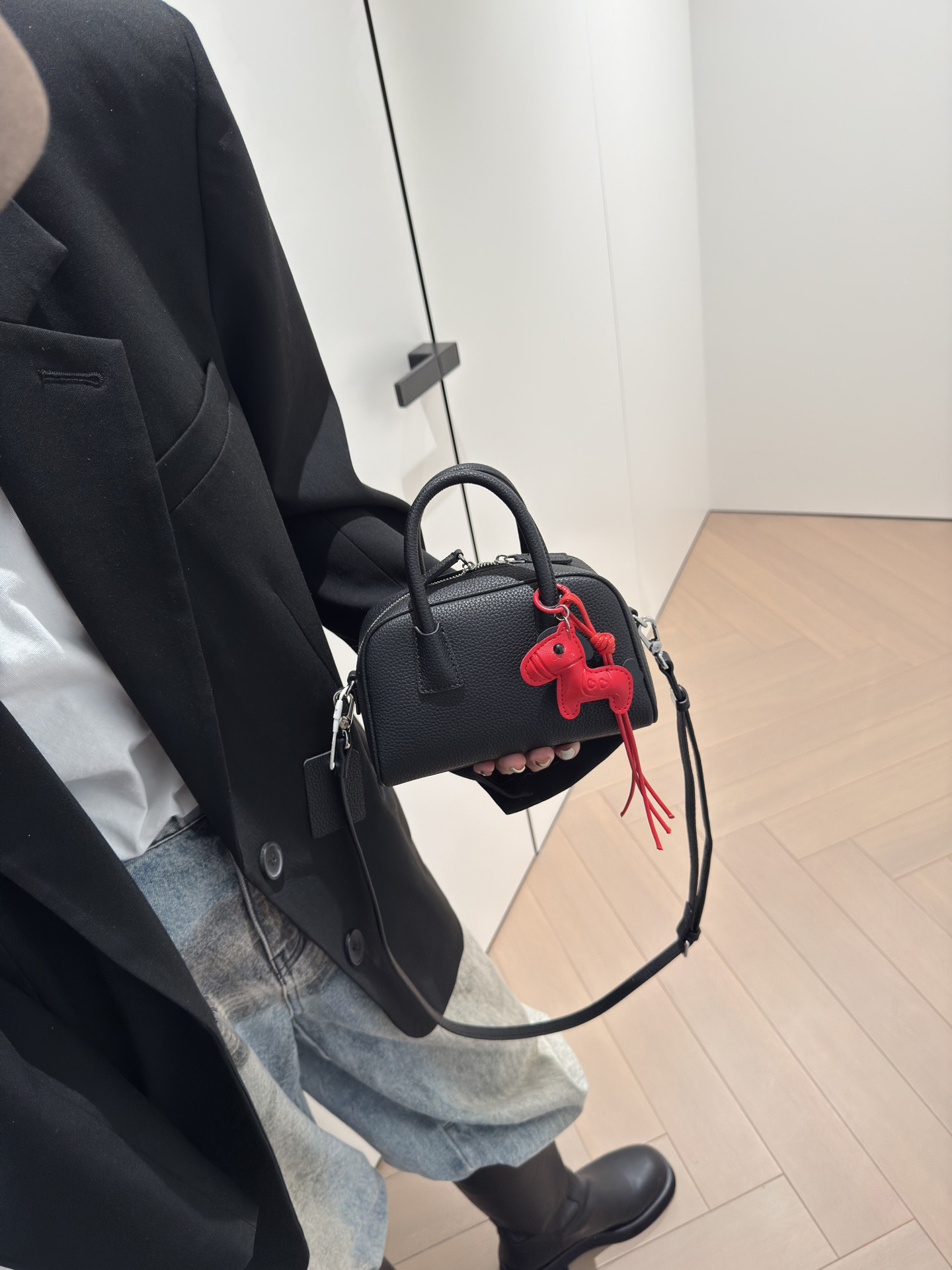 Boston Bowling Bag For Women 2026 New Arrival Trendy Exquisite Small Handbag Versatile Shoulder Crossbody Pillow Bag - Thumbnail 8