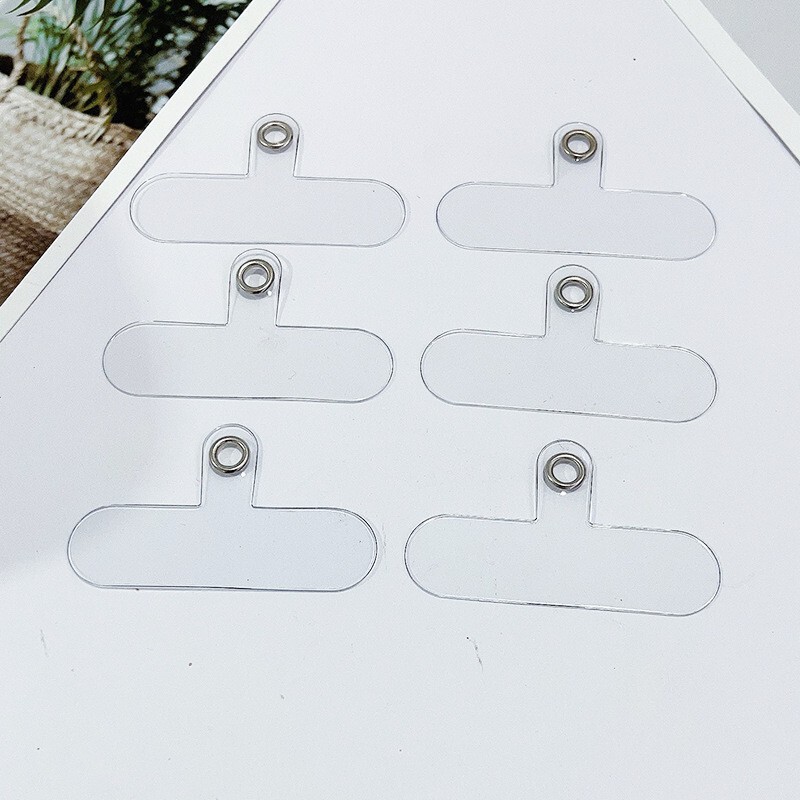 Cross-border Mobile Phone Case Crossbody Lanyard Transparent Gasket Patch Clip Fixed Film Back Stick Mobile Phone Gasket