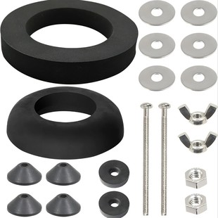 Toilet tank fittings fixing screw sealing ring toilet metal 304 stainless steel M6 rubber flat washer span