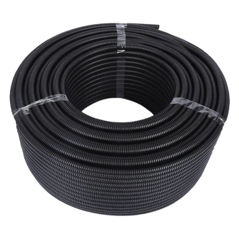 Оптовая продажа PP огнестойкий пластиковый гофрированный AD34.5 открытая проволока защитная трубка автомобильный жгут проводов проточный шланг