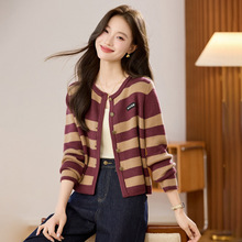 ����ƴɫԲ�쵥�ſ���֯����Ů2025�¿��＾����ë�����׳������