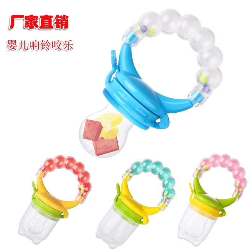 Inglés tarjetas de bebés campana frutas y verduras le bolsas de red pequeñas y medianas juegos de frutas suplementarias mordidas le malla de silicona