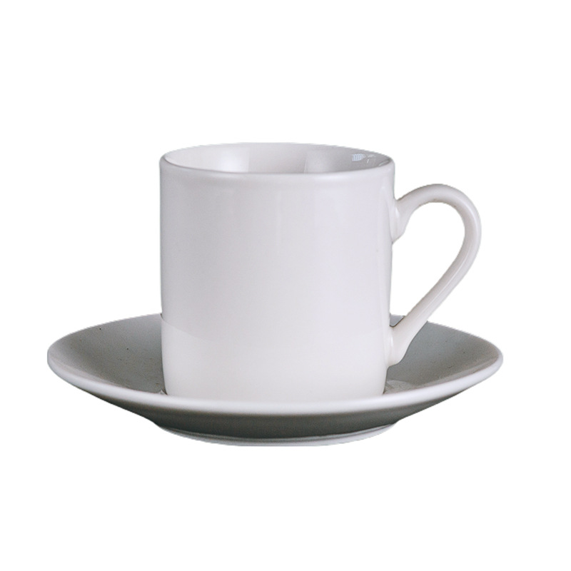 Transfronterizo de Amazon taza blanca taza de alto aspecto creativo Oficina taza de café pareja taza de agua Taza de cerámica