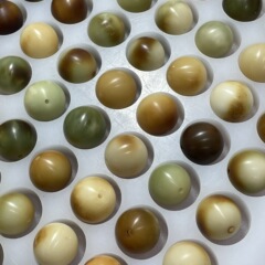 20mm花皮大卡菩提根手干磨散珠菩提種菲料着地果大サイズ玉