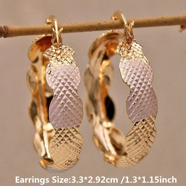 Cross-border European and American copper material exaggerated geometry irregular high-end sense earrings personality temperament simple earrings earrings