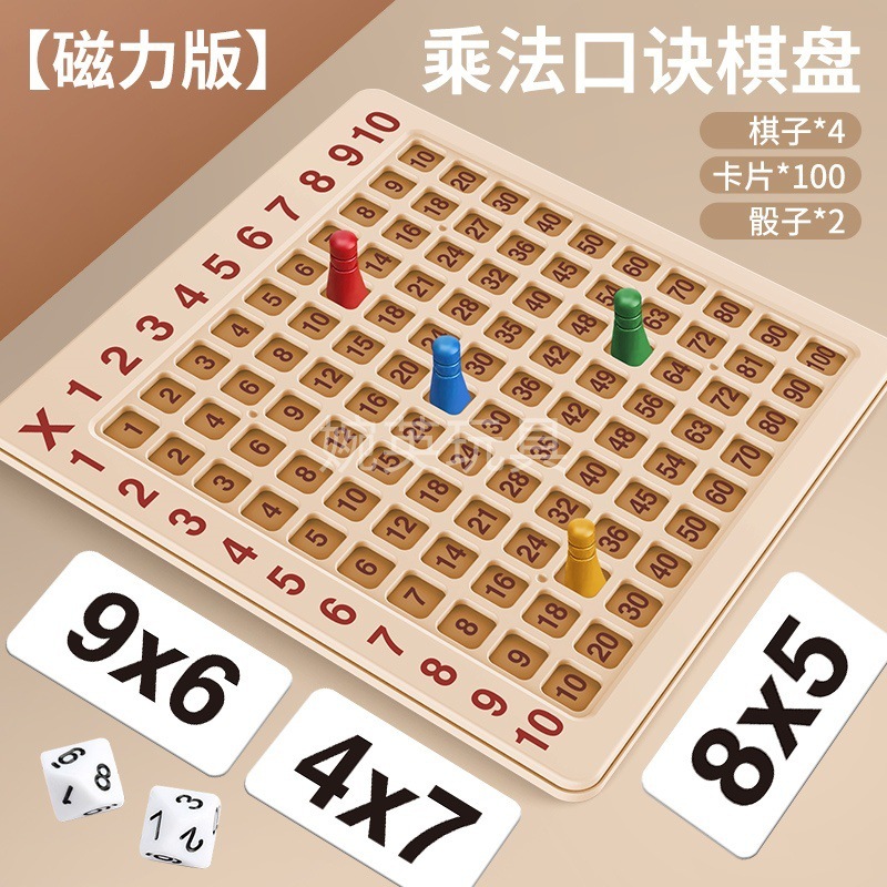 九九掛け算の口訣表の科学教育の道具の益智の机は碁盤を遊んで啓蒙します。|undefined