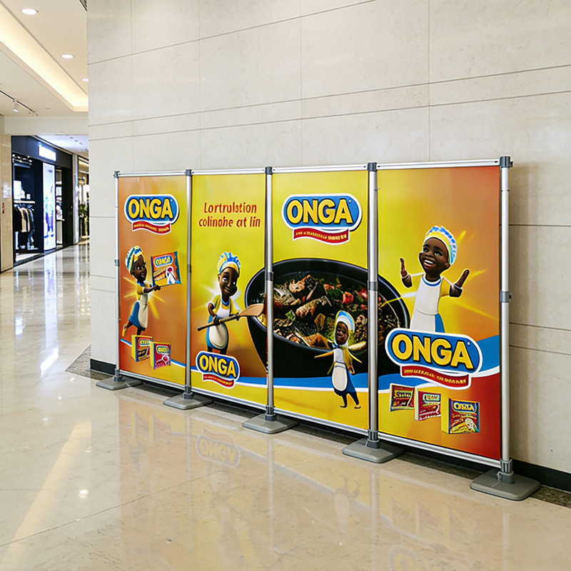 上海快展组合屏会展便携简易组合屏广告宣传组合屏可调节展示支架